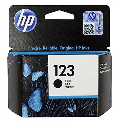 HP 123 Black Ink Cartridge